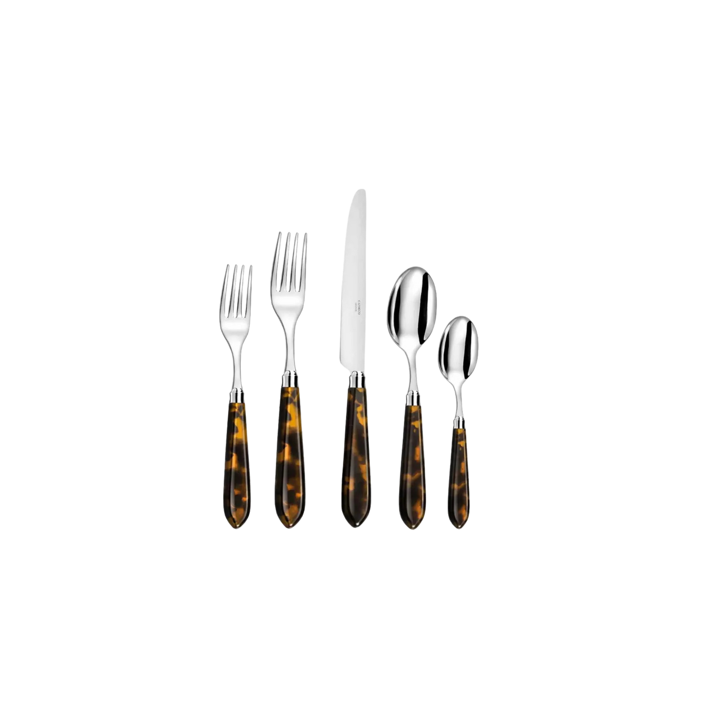 Omega Tortoise 5 Piece Place Setting
