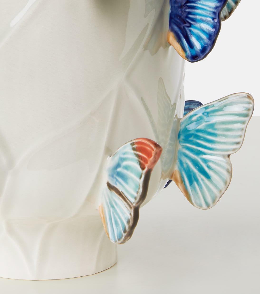 By Claudia Schiffer Cloudy Butterflies Large vase in multicoloured