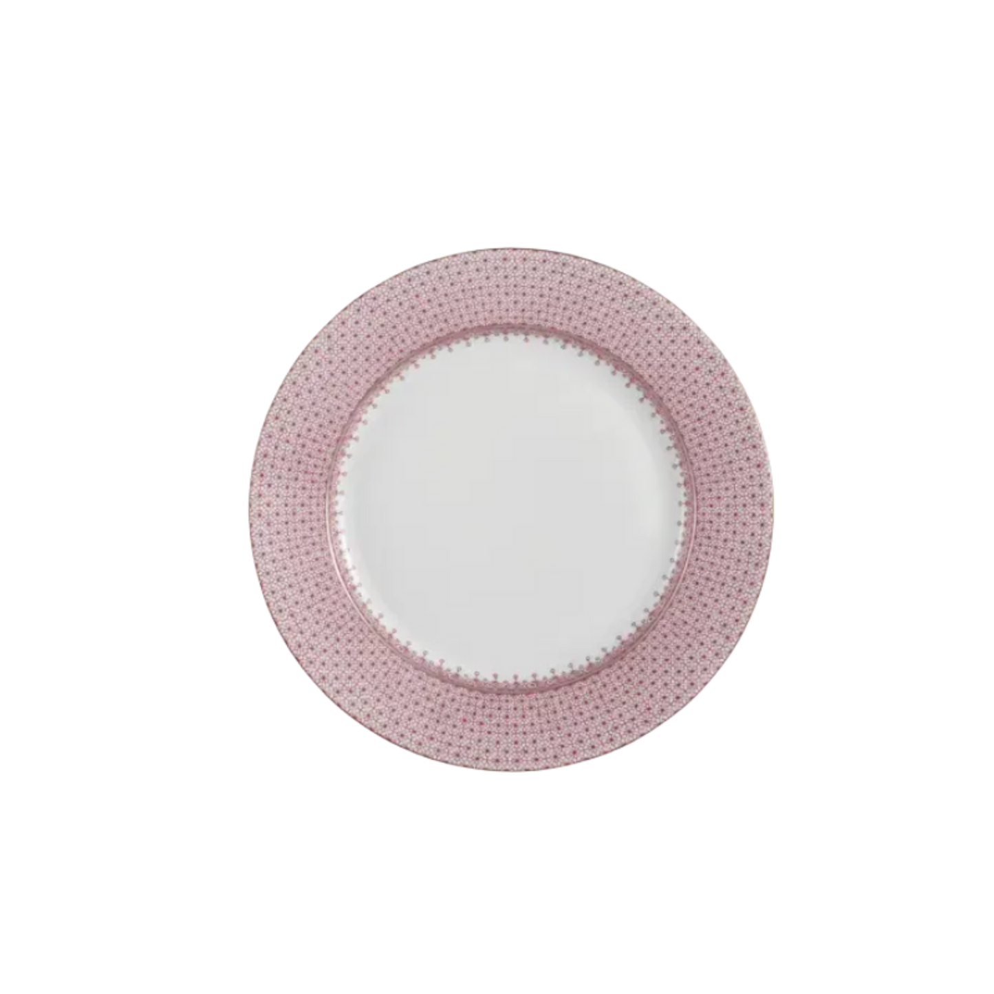 Pink Lace Dessert Plate