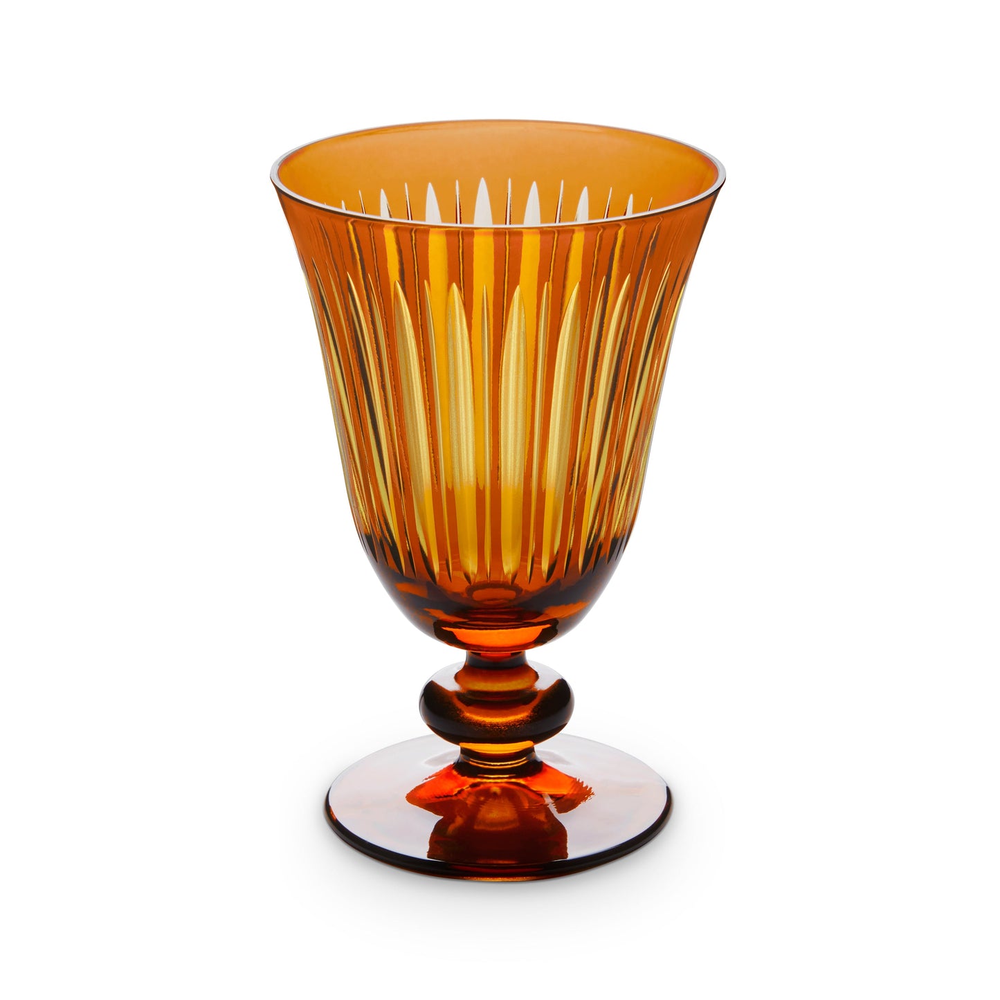 Prism Wine Glasses - Amber (Set of 4)