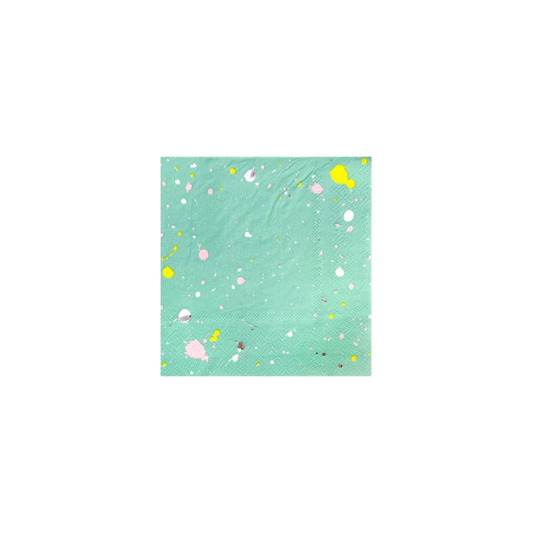 Pastel - Green Cocktail Paper Napkins - Set of 20