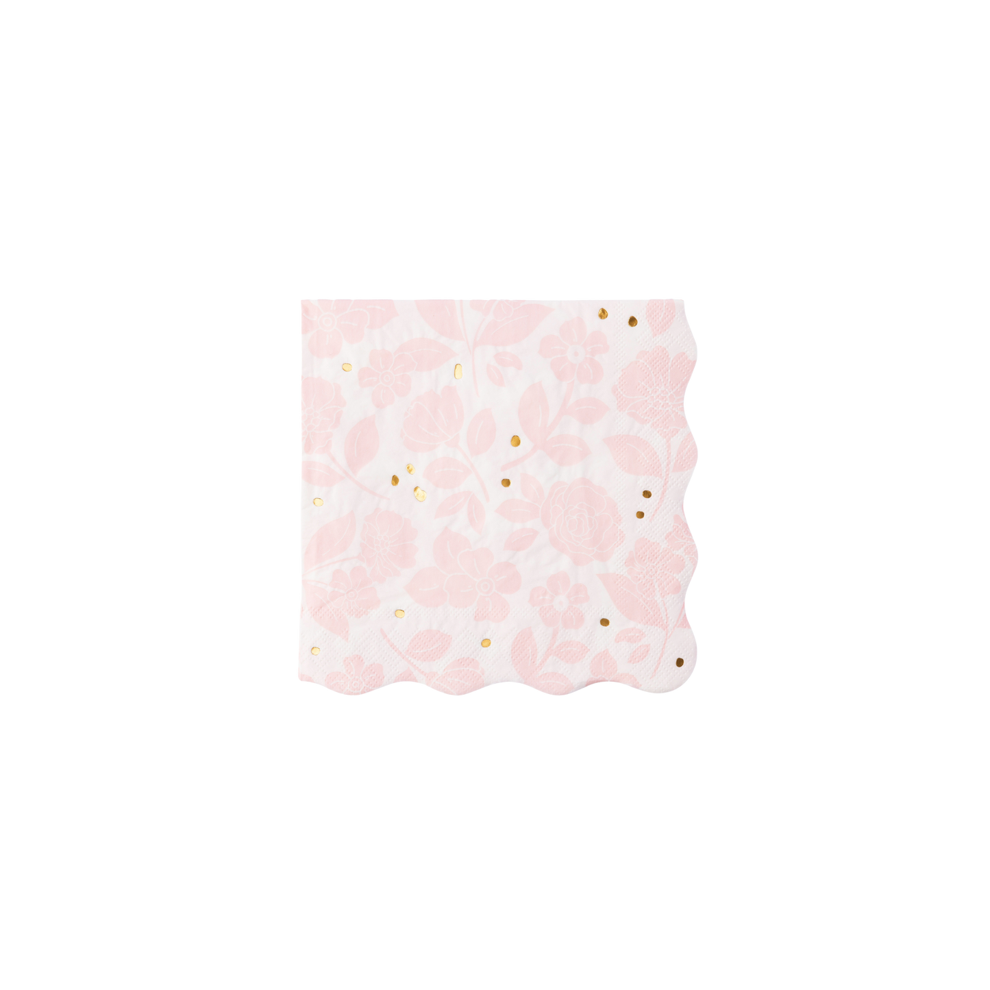 Petal Pink Floral Dinner Napkins – Set of 20