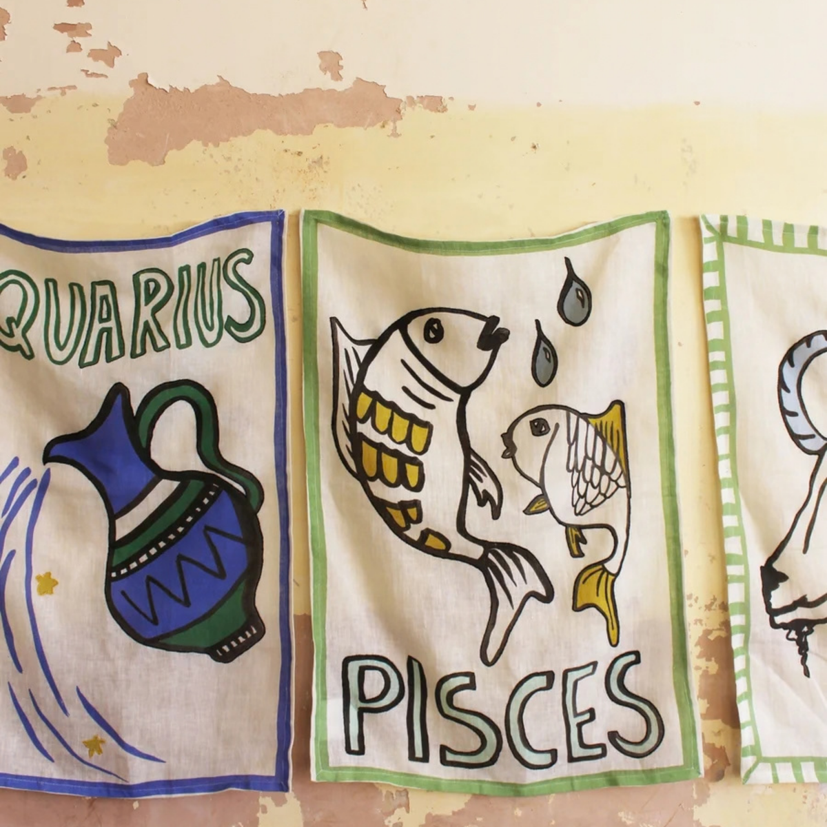 Pisces Tea Towel