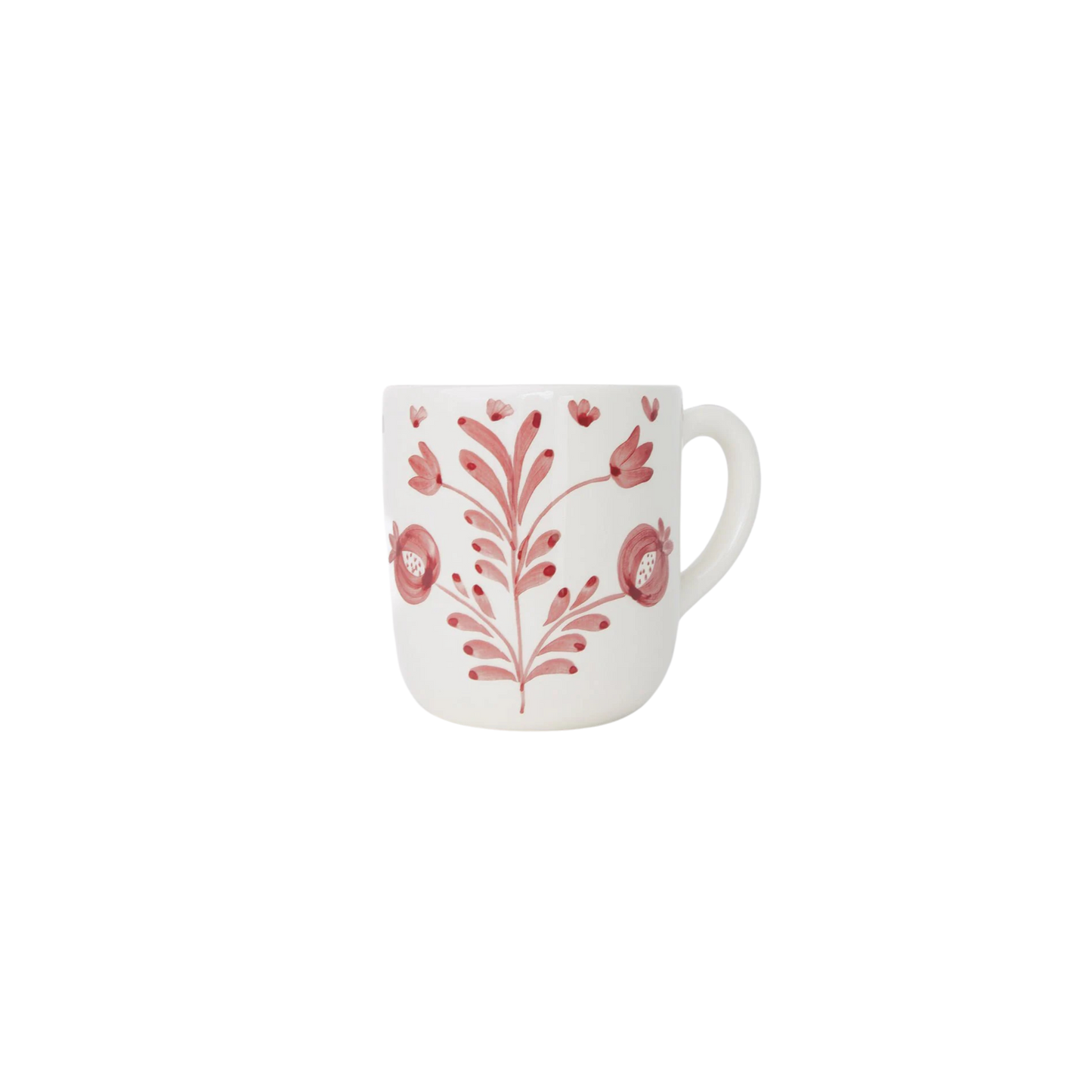 Pomegranate Duet Rose Mug Set of 2