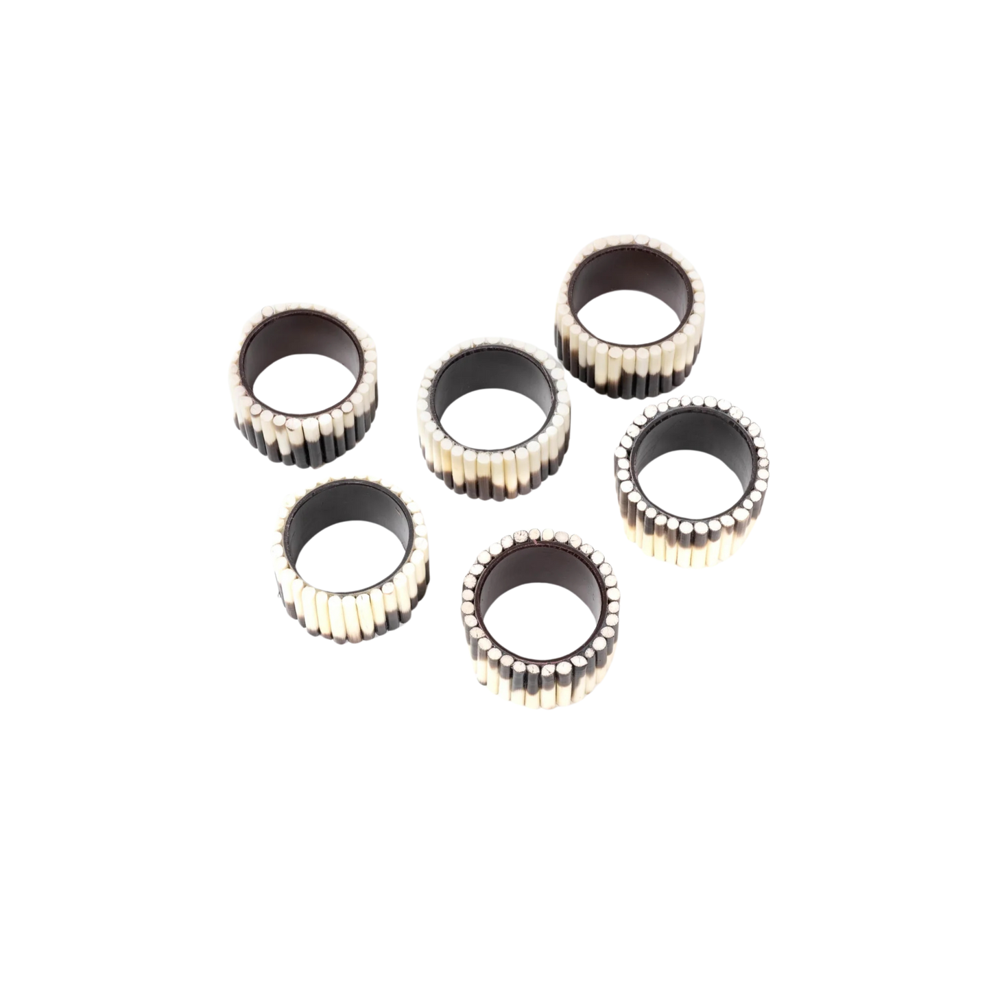 Porcupine Quill Napkin Ring - Set of 6