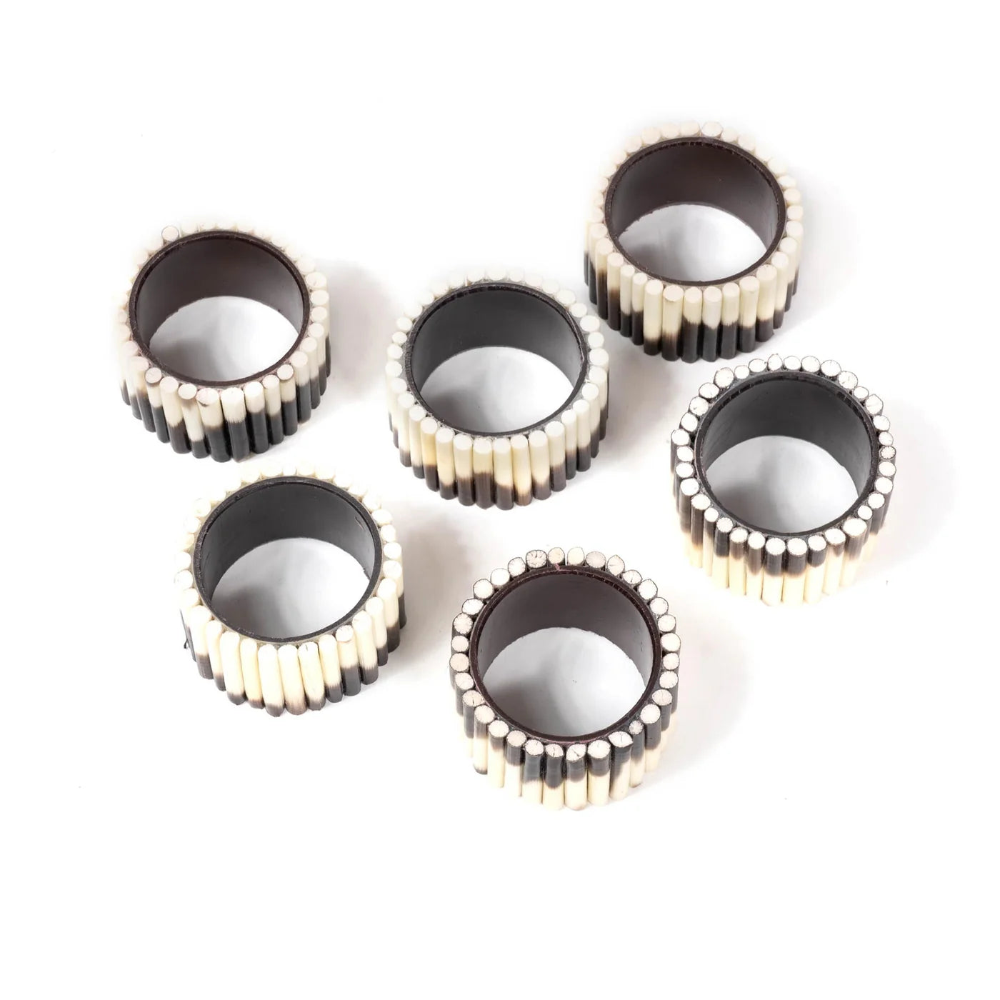 Porcupine Quill Napkin Ring - Set of 6