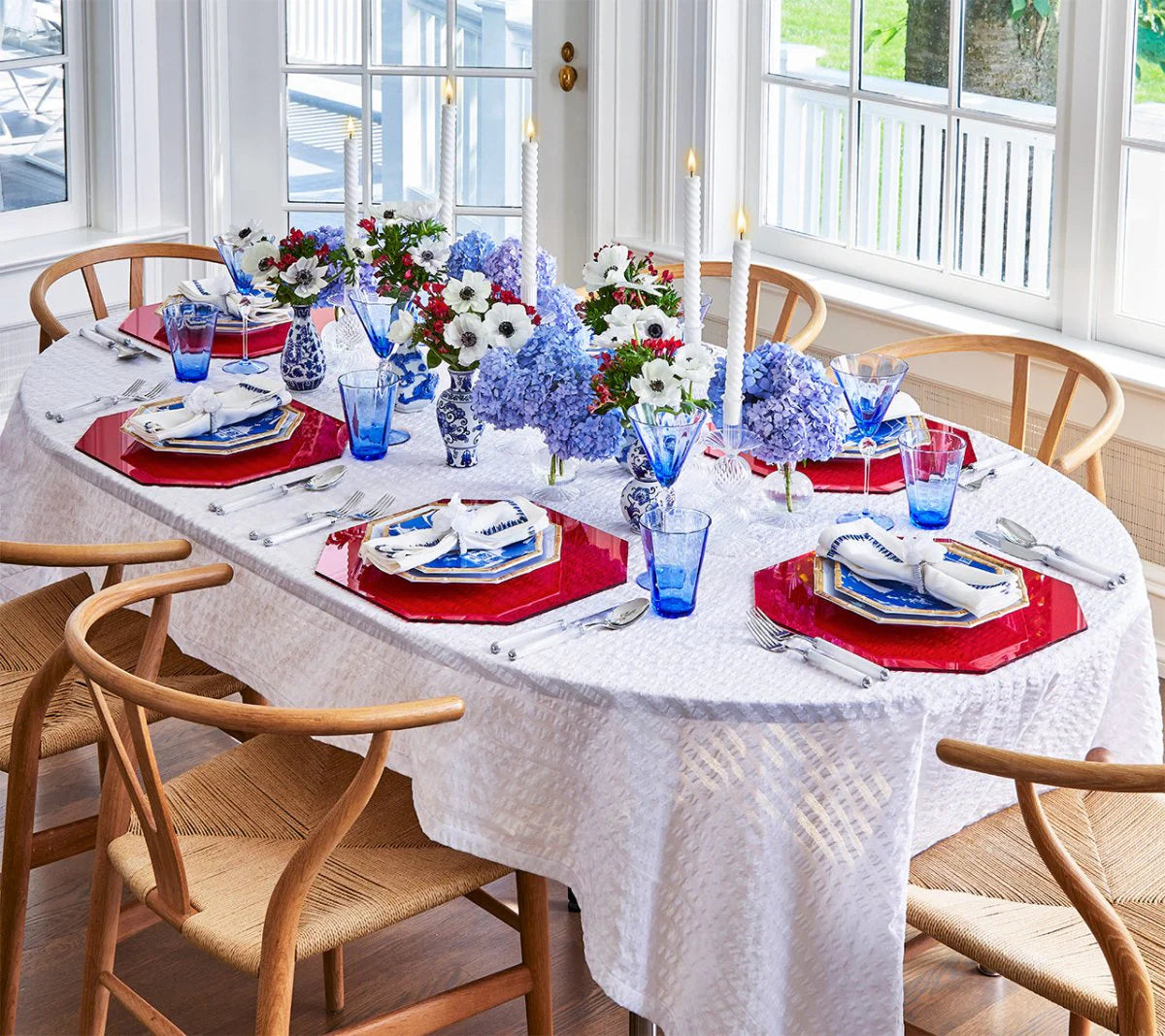 Red Placemat - Set of 4 in a Gift Box