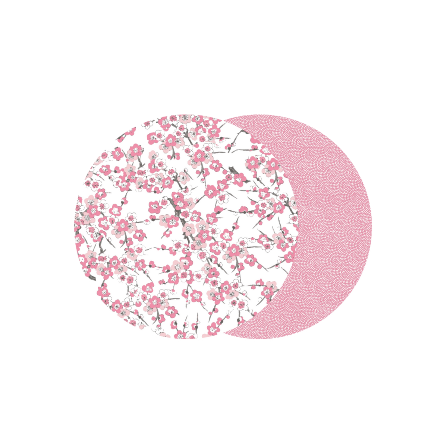 Reversible Round Blossom Placemat
