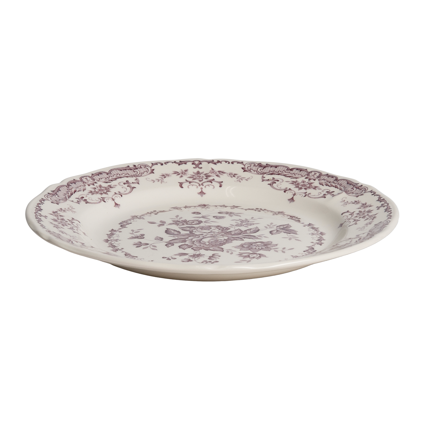 Rose Salad Plate in Violet