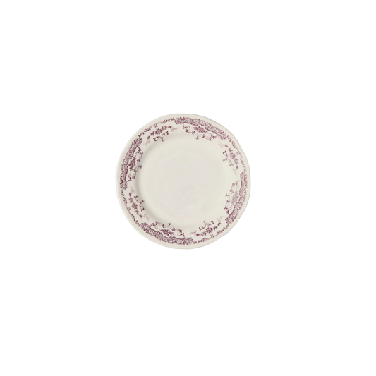 Rose Bread Plate in Violet
