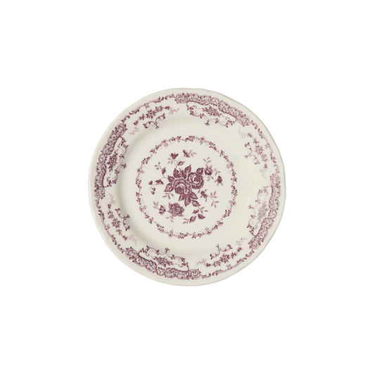 Rose Salad Plate in Violet