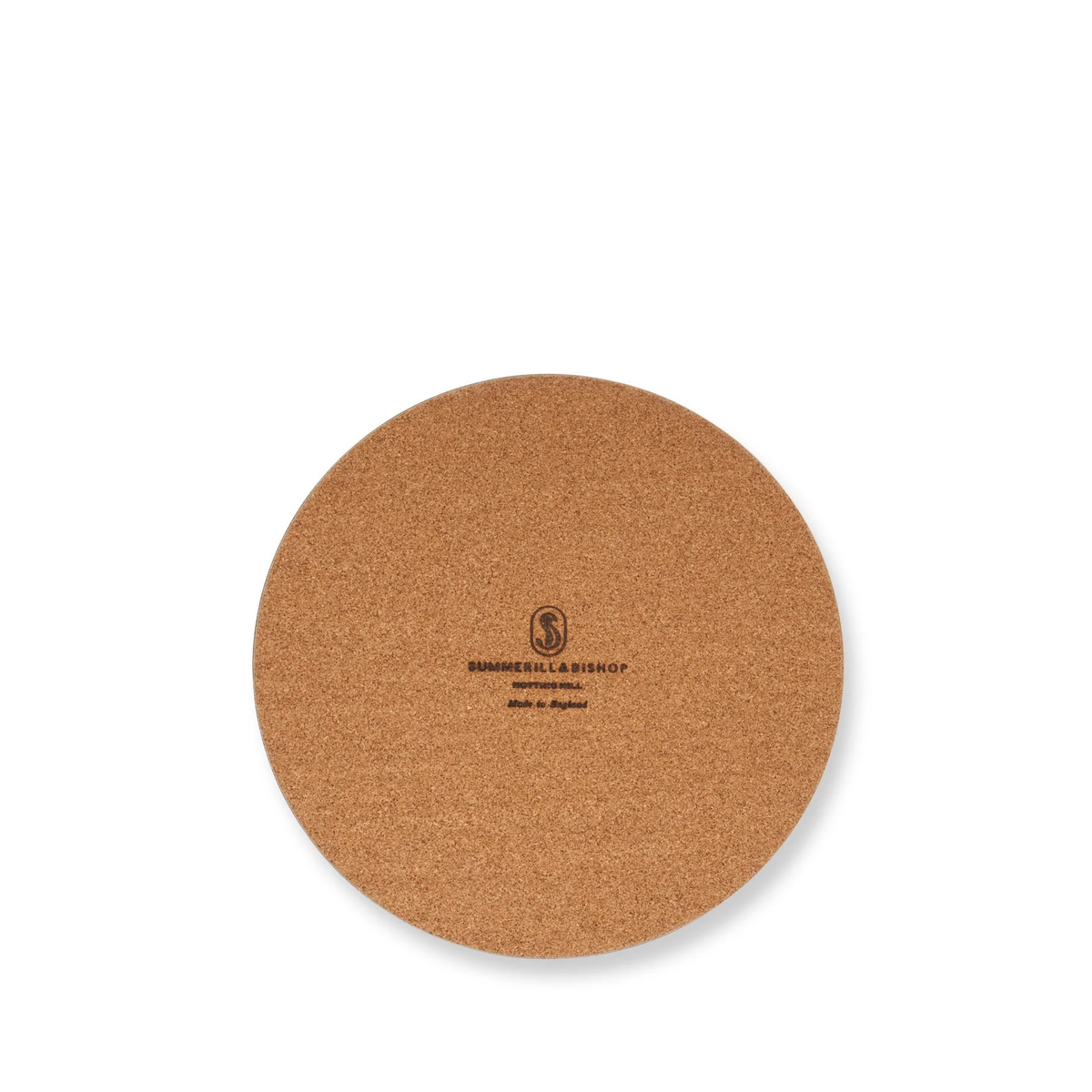 Lavender Herbarium Round Cork-Backed Placemat