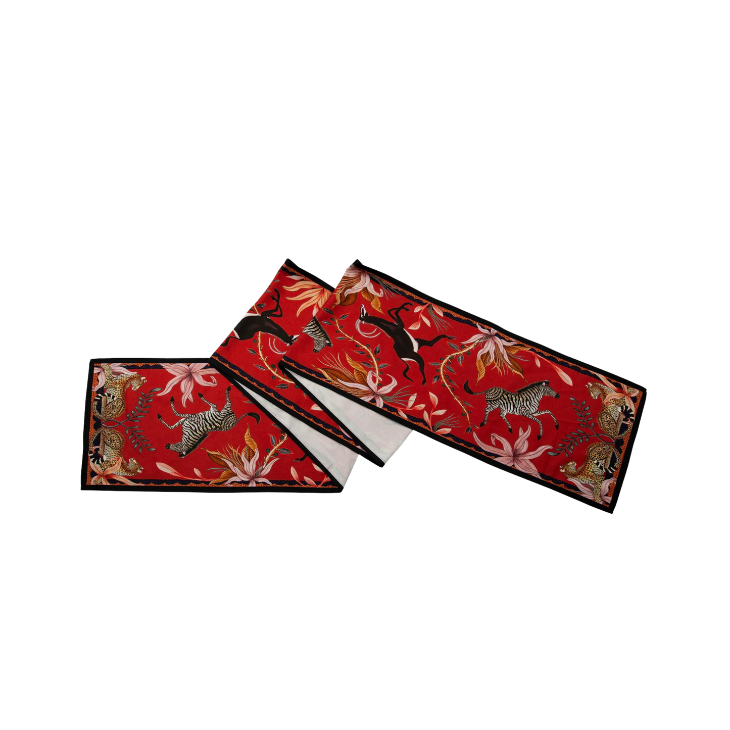 Sable Table Runner in Royal Red