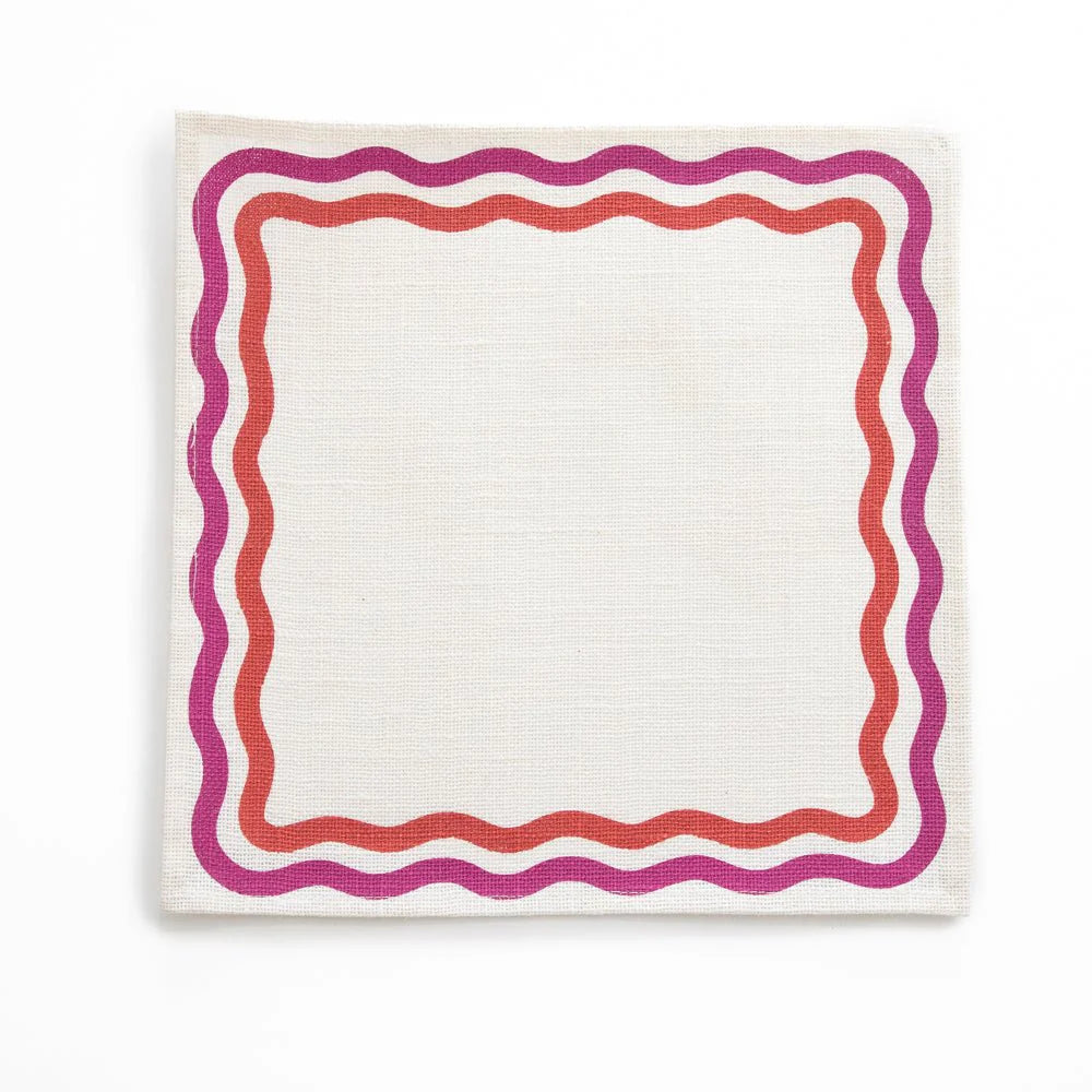 Square Wave Placemat Set of 4