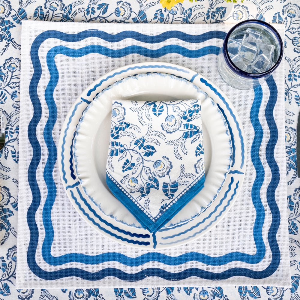 Square Wave Placemat Set of 4