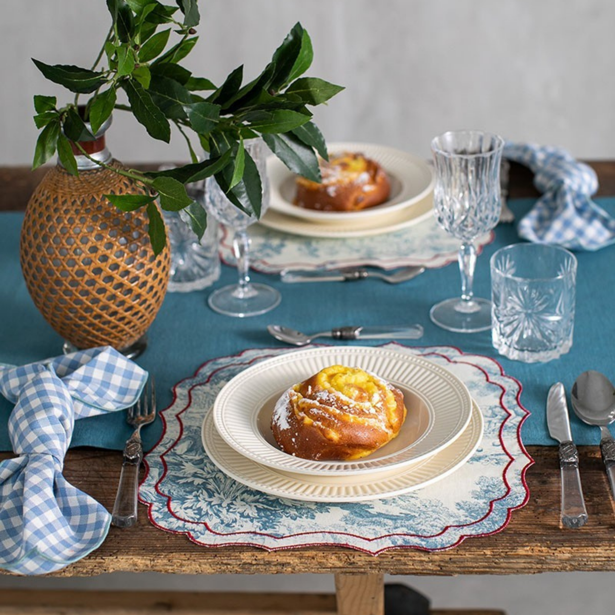 Stain Resistant Cotton Firenze Placemat - Set of 4