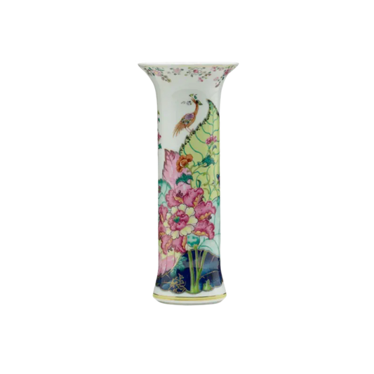 Tobacco Leaf Trumpet Vase