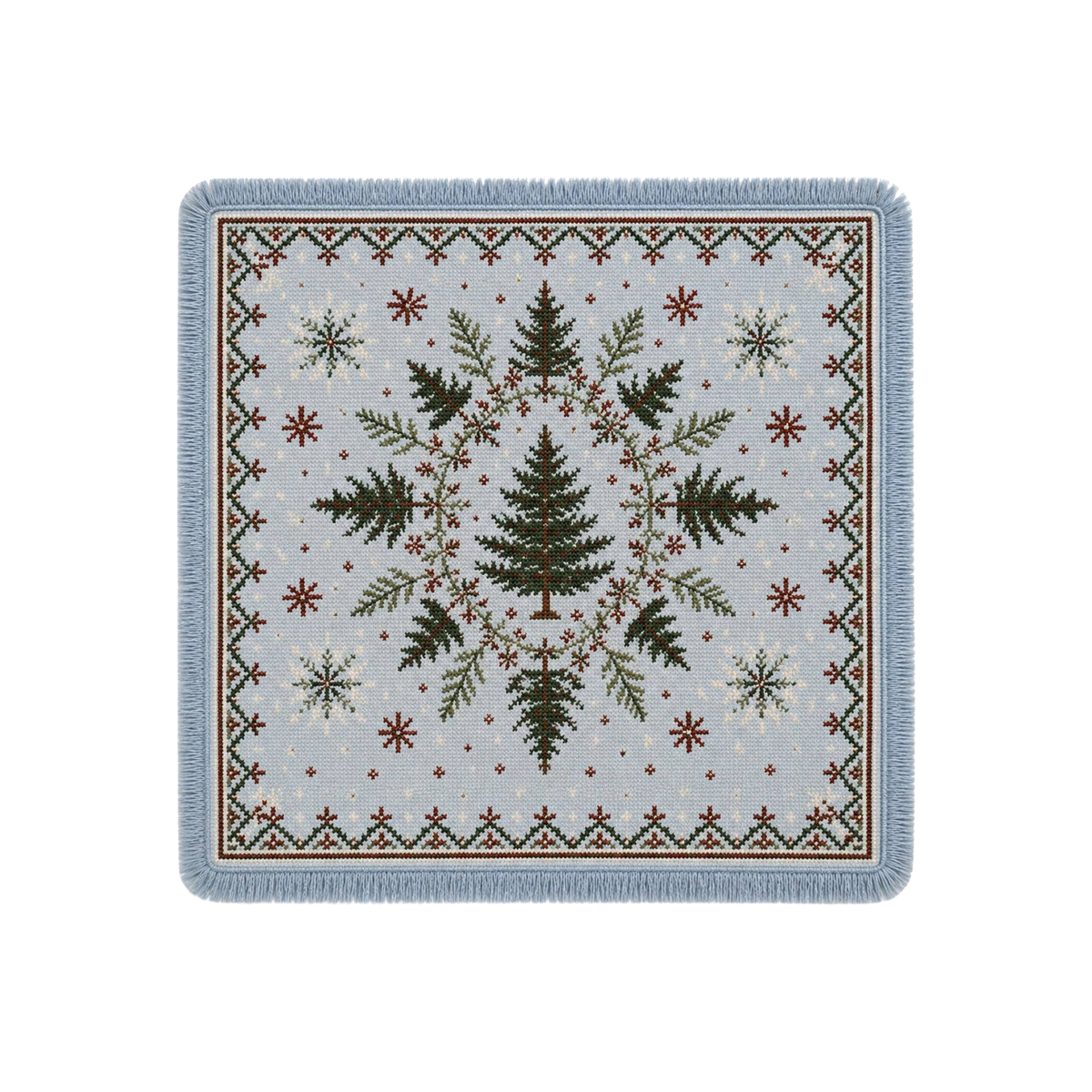 Sweater Weather Holiday Mahjong Mat