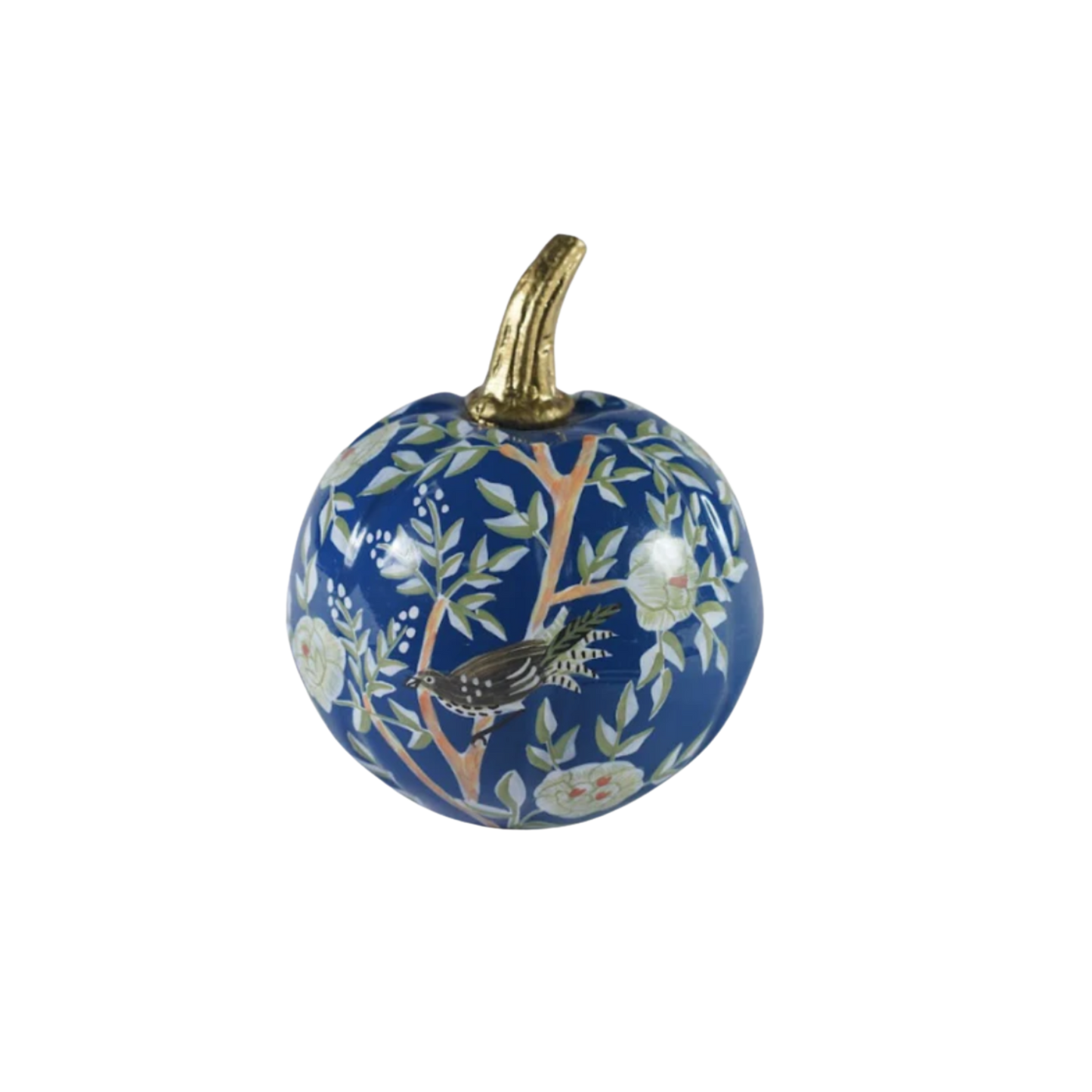 Blue Chinoiserie Pumpkin