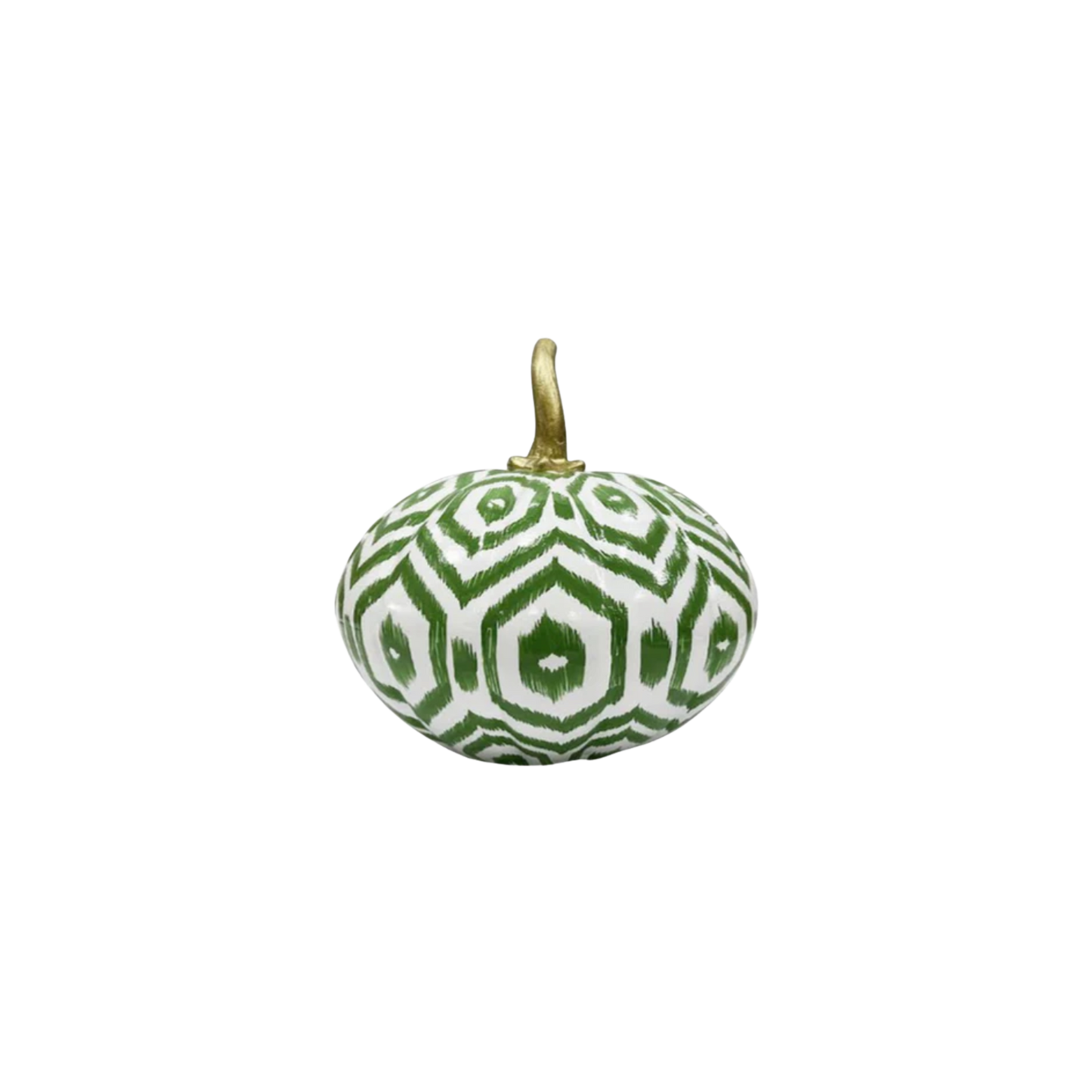 Green Geometric Pumpkin