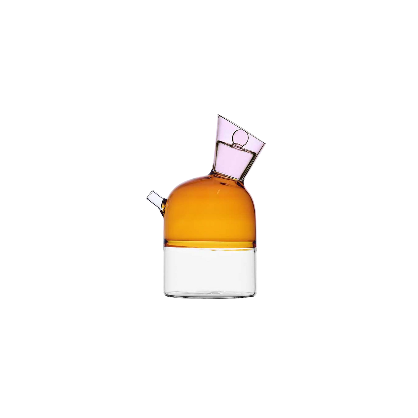 Travasi Oil Bottle in Clear, Amber and Pink