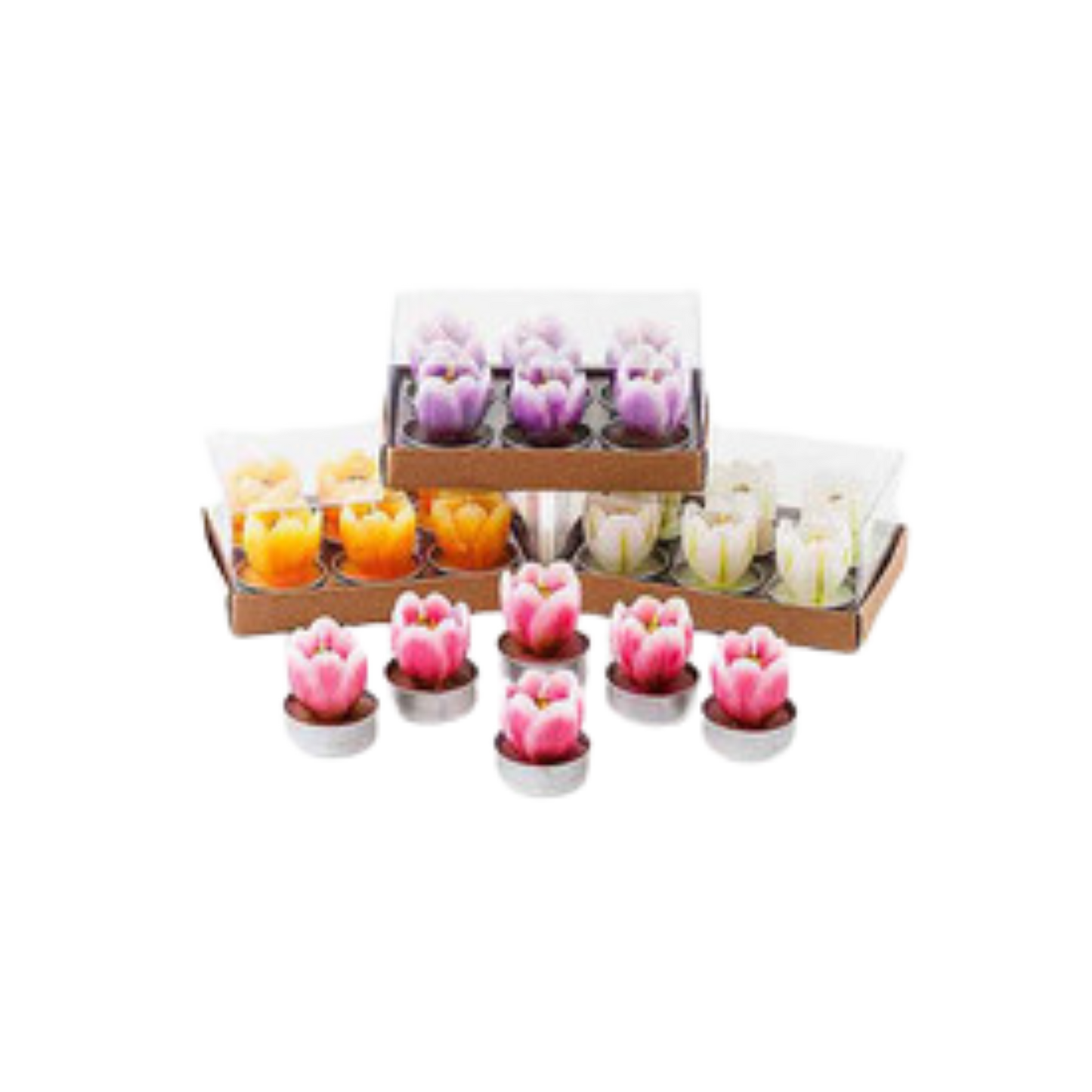Tulip Tea Lights Set of 6