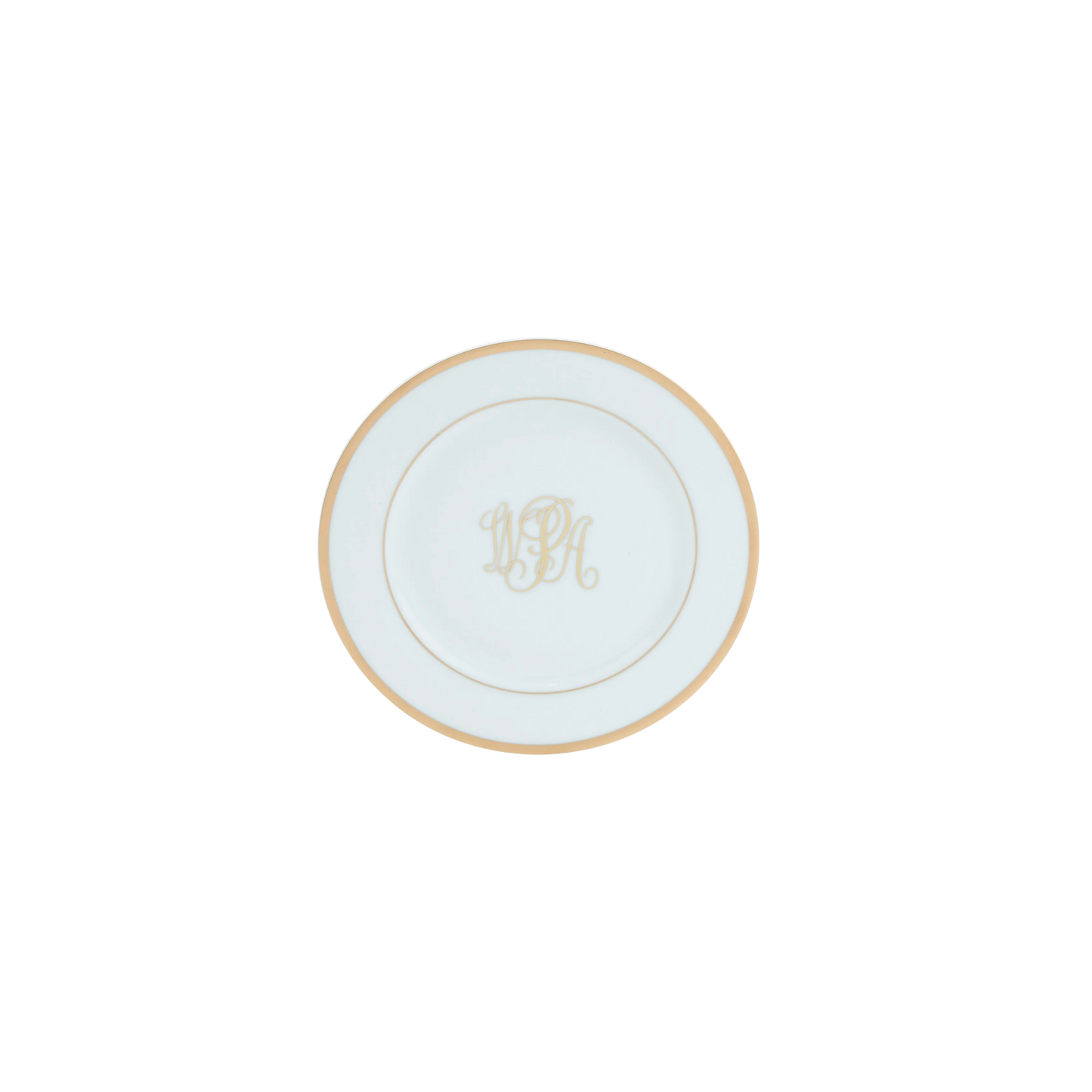 Signature Gold With Monogram Ultra-White China
