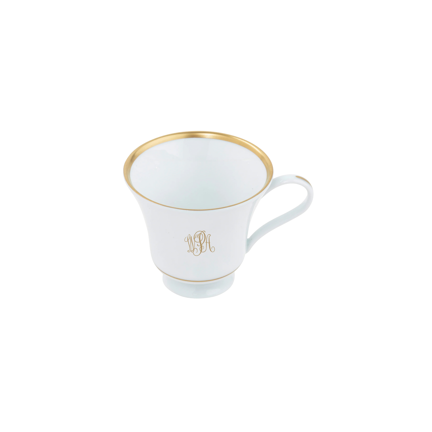 Signature Gold With Monogram Ultra-White China