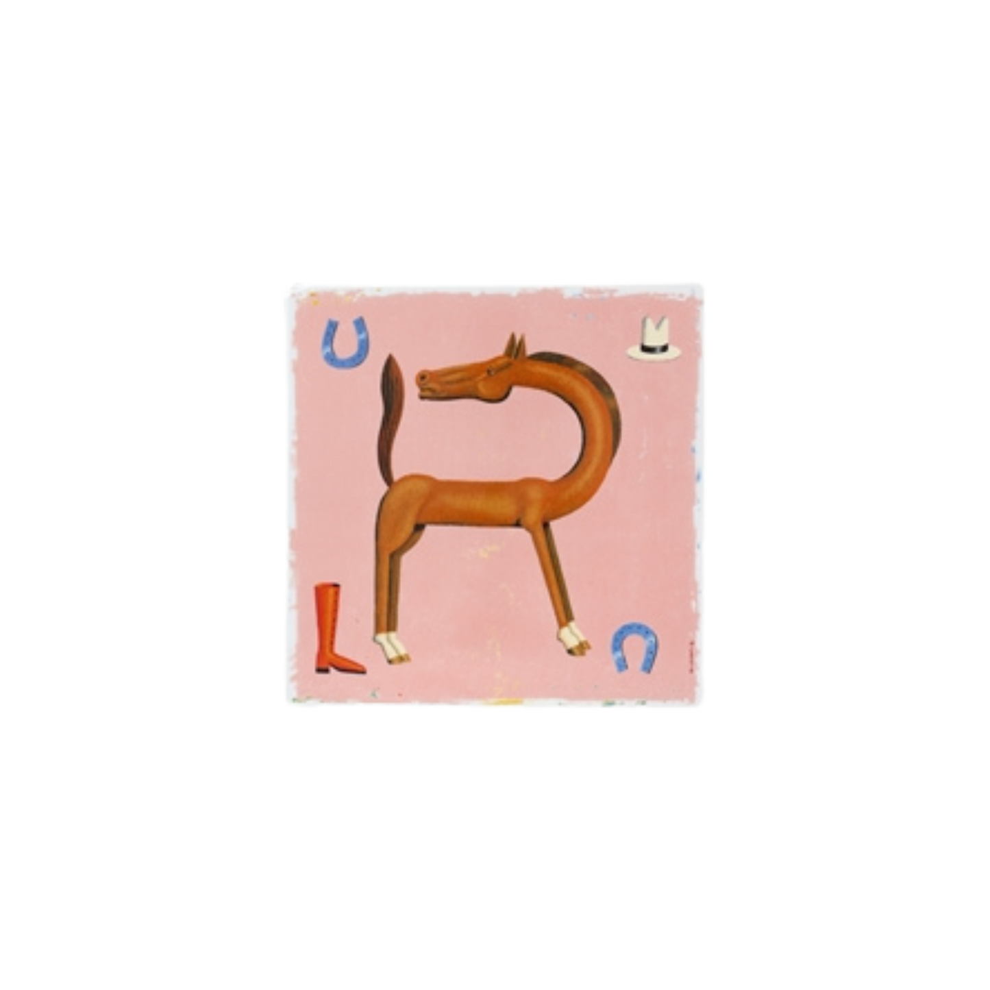 Vida Alegre - Porcelain Plaque Letter R