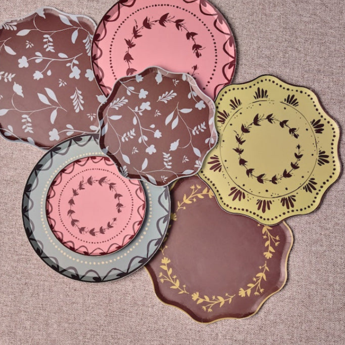 Woodland Dinner Plate Set - Bark