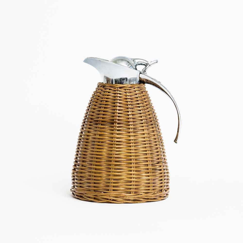 Woven Rattan Thermos