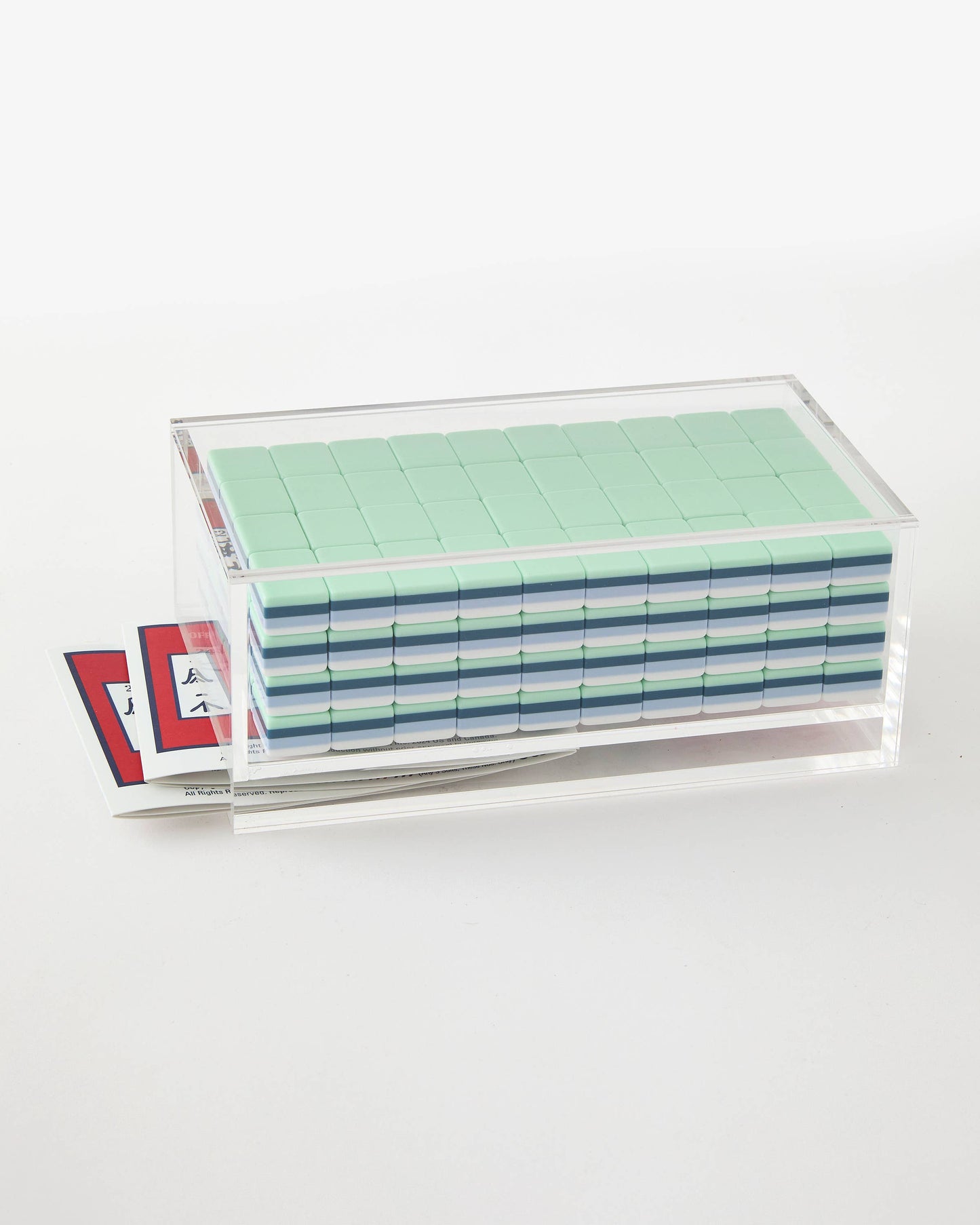 Mahjong Box- Clear lid
