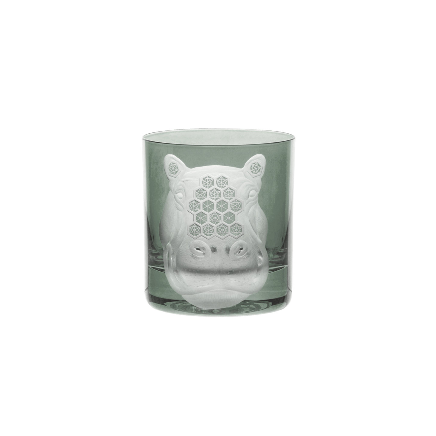 African Safari Hippopotamus Double Old Fashioned - Grey - Hosted by Kelly Gaudreau