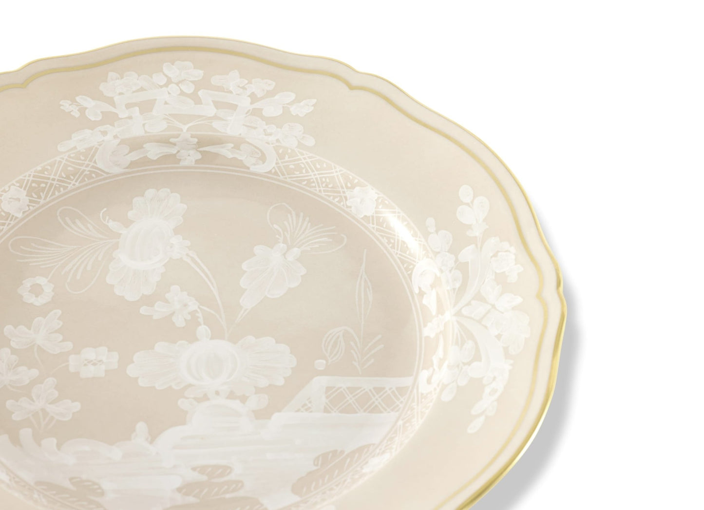 Antico Doccia Flat Dessert Plate - Meringa - Hosted by Kelly Gaudreau