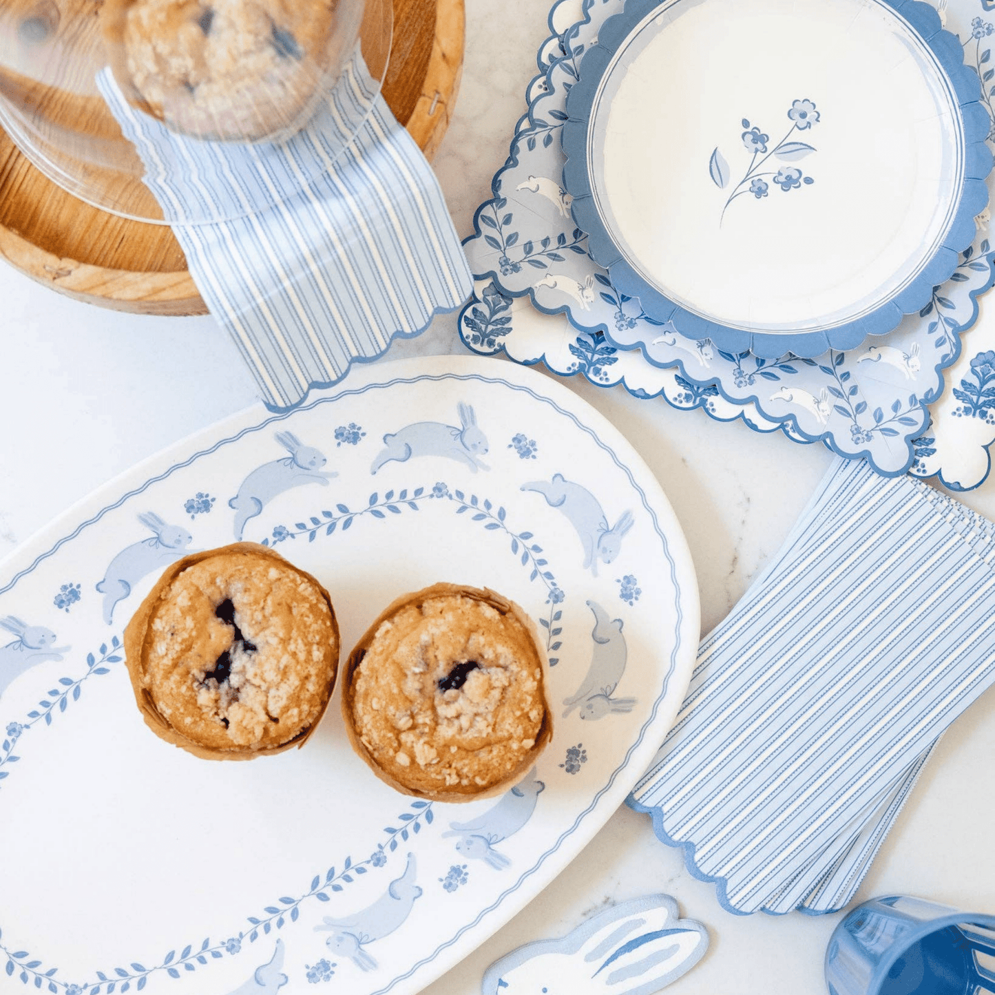 Bluehill Striped Dinner Napkins - Pack of 24 - Hosted by Kelly Gaudreau