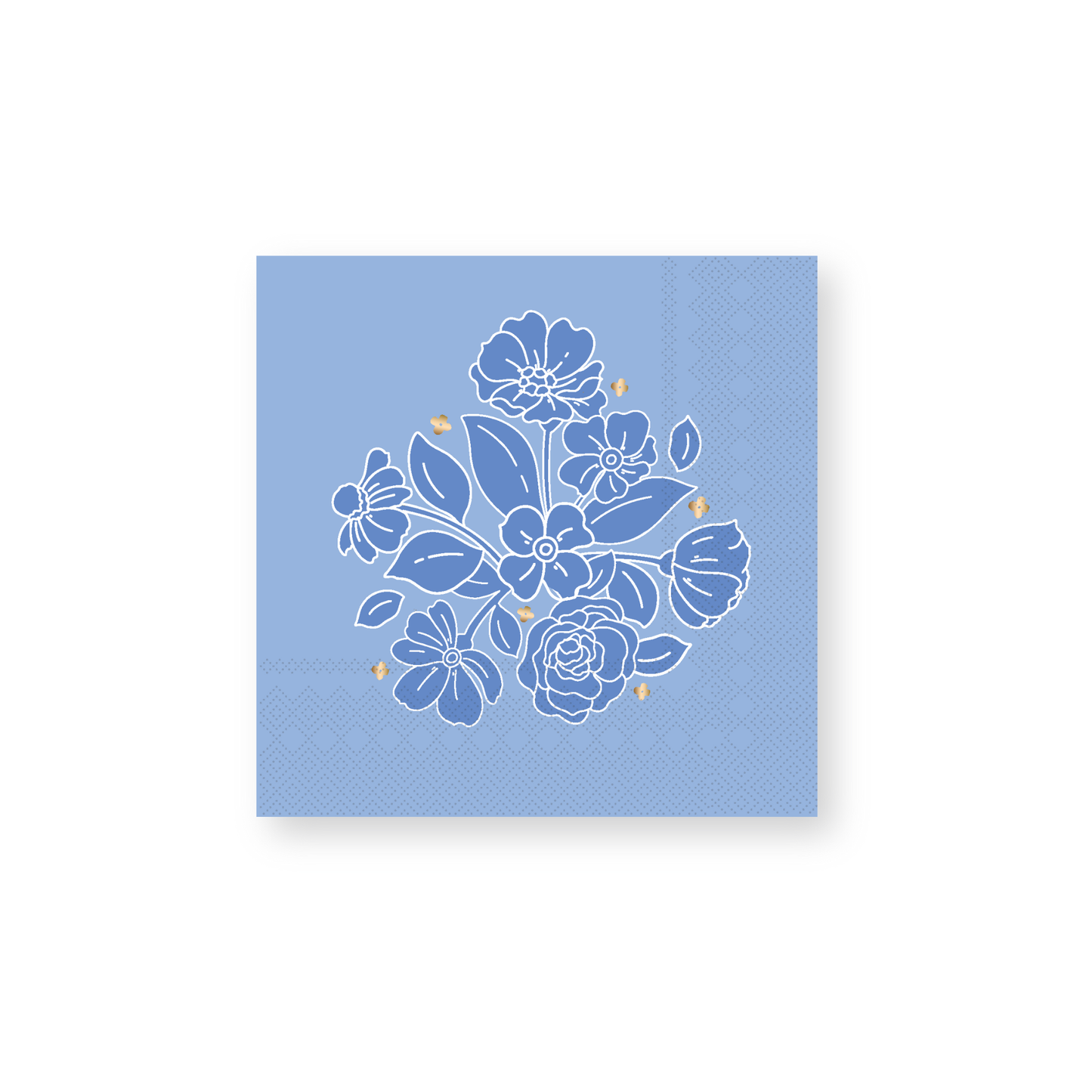 Belle Blue Cocktail Napkins – Set of 20