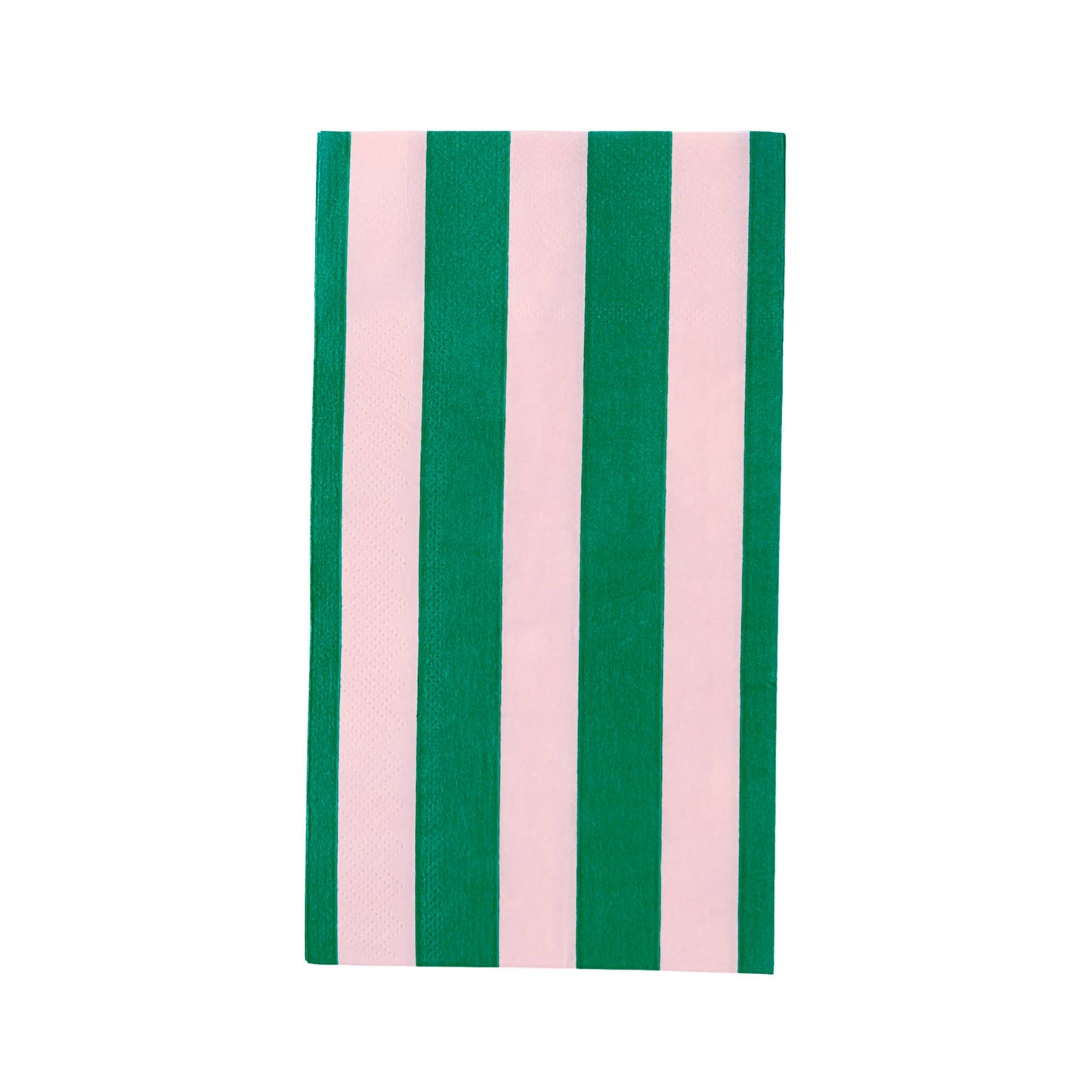 Cabana Stripe Guest Towels in Pink and Green - Set of 20 - Hosted by Kelly Gaudreau