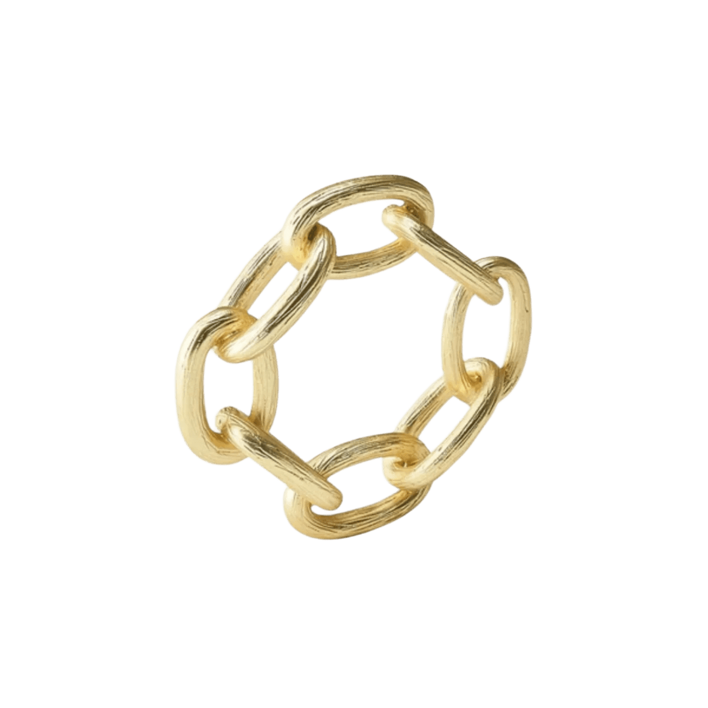Chain Link Napkin Ring in Gold Set of 4 - Hosted by Kelly Gaudreau