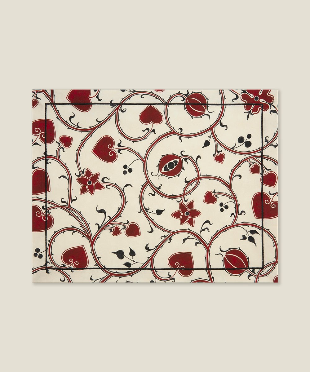 Classy Ecru Embroidered Placemat Set of 4 - Hosted by Kelly Gaudreau