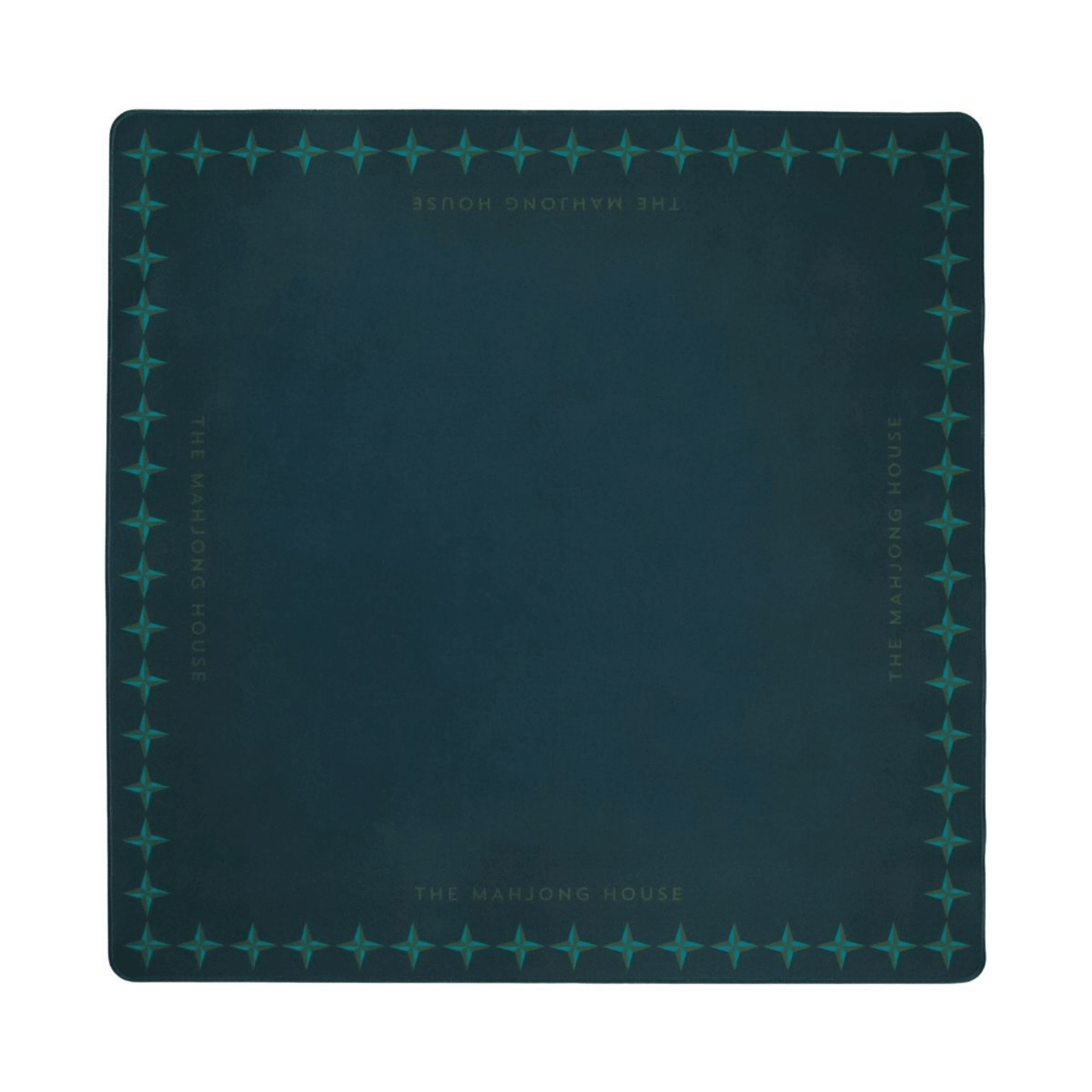 Deco Deep & Gold Double - Sided Mahjong Mat - Hosted by Kelly Gaudreau