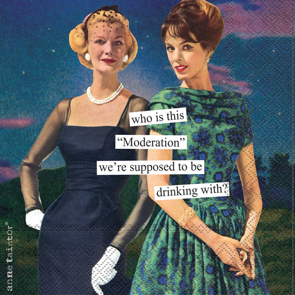 Moderation Paper Cocktail Napkins - Set of 20