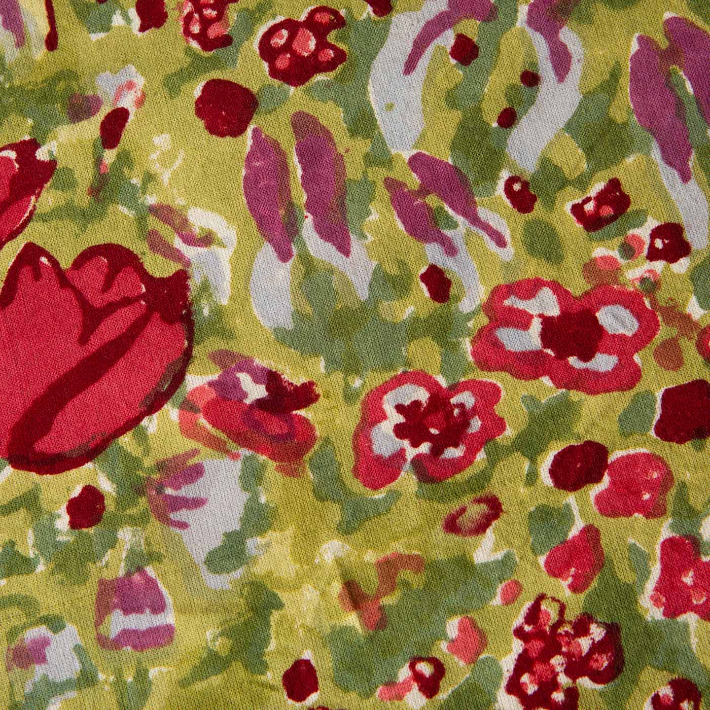 French Tablecloth Jardin Red & Green - Hosted by Kelly Gaudreau