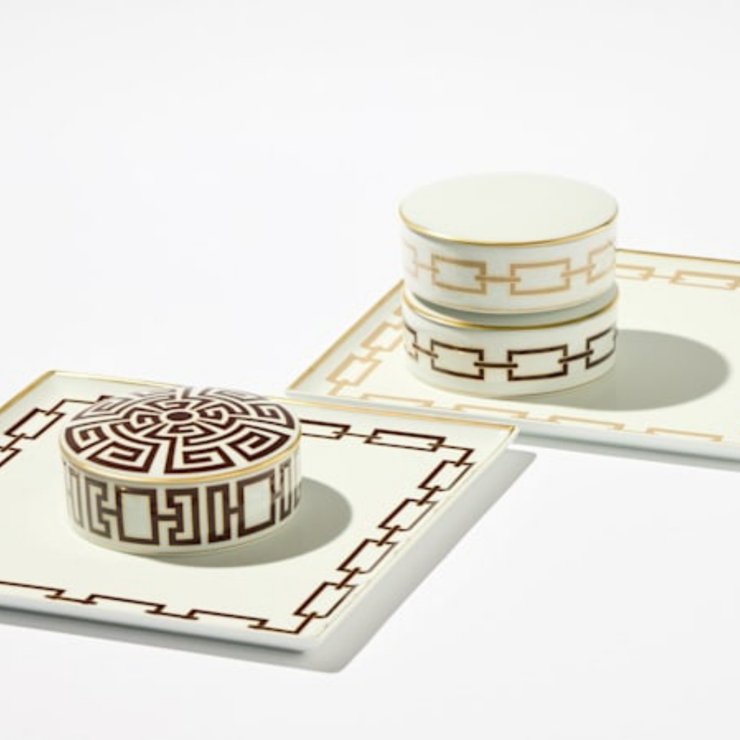 Labirinto Oggetti Round Trinket Box with Cover