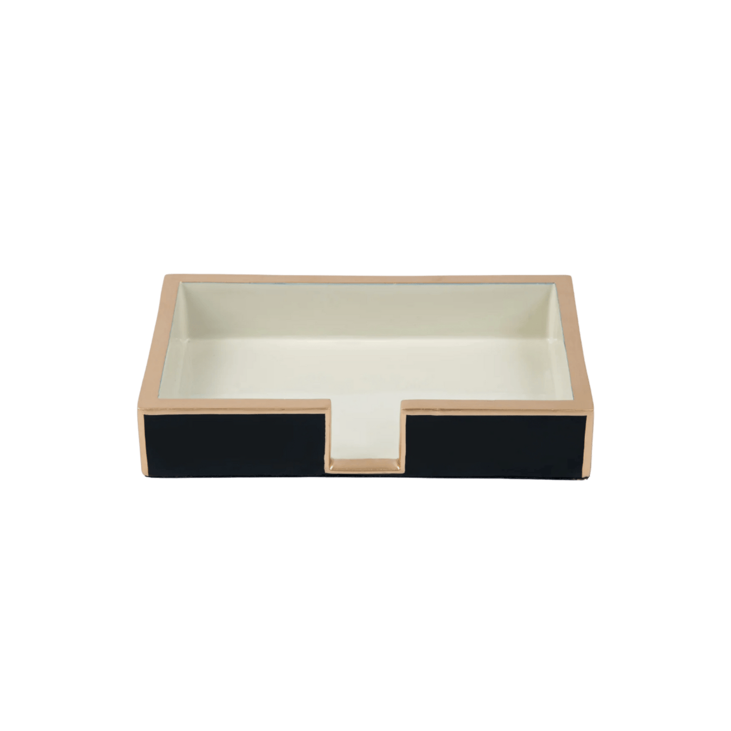 Gracie Enameled Color Block Amelia Guest Towel Tray - Hosted by Kelly Gaudreau