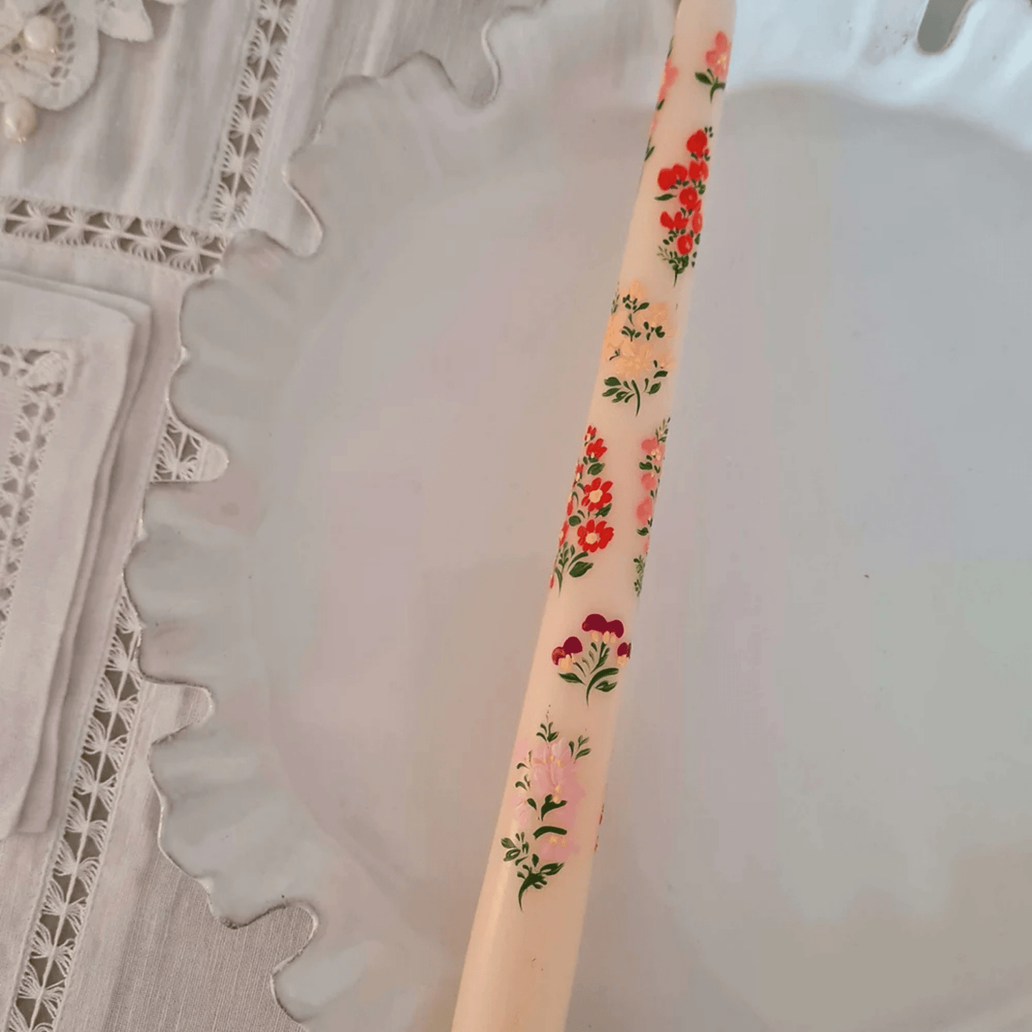 Hand Painted Summer Candle - Set of 2 - Hosted by Kelly Gaudreau