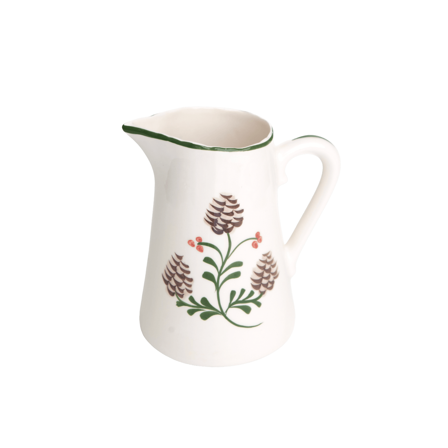 Holly & Pinecones Pitcher - Hosted by Kelly Gaudreau