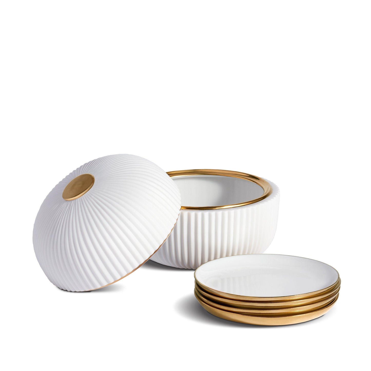 Ionic Box + Plates (Set of 4)