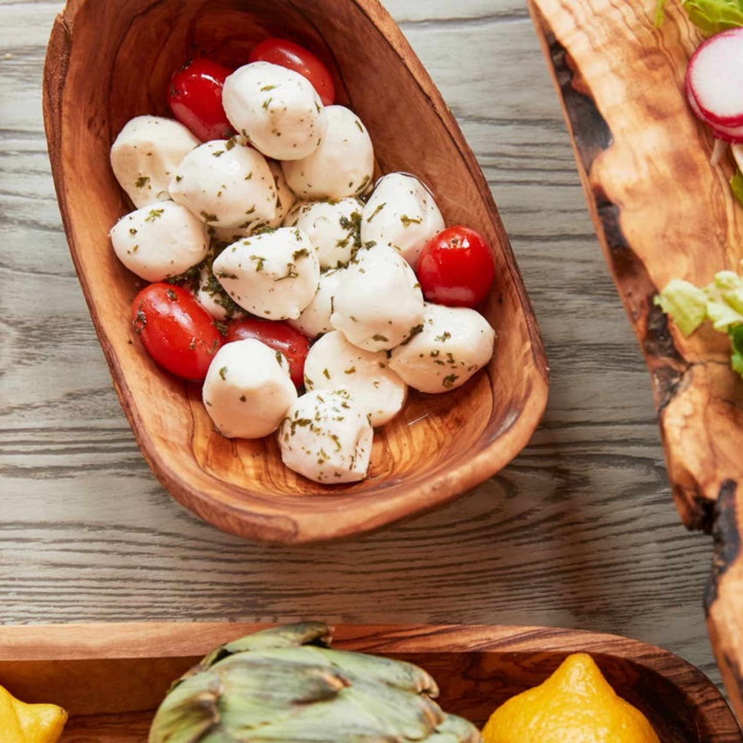 Italian Olivewood Serving Bowl - Medium - Hosted by Kelly Gaudreau