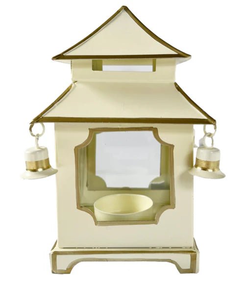 Ivory & Gold Pagoda Lantern - Hosted by Kelly Gaudreau