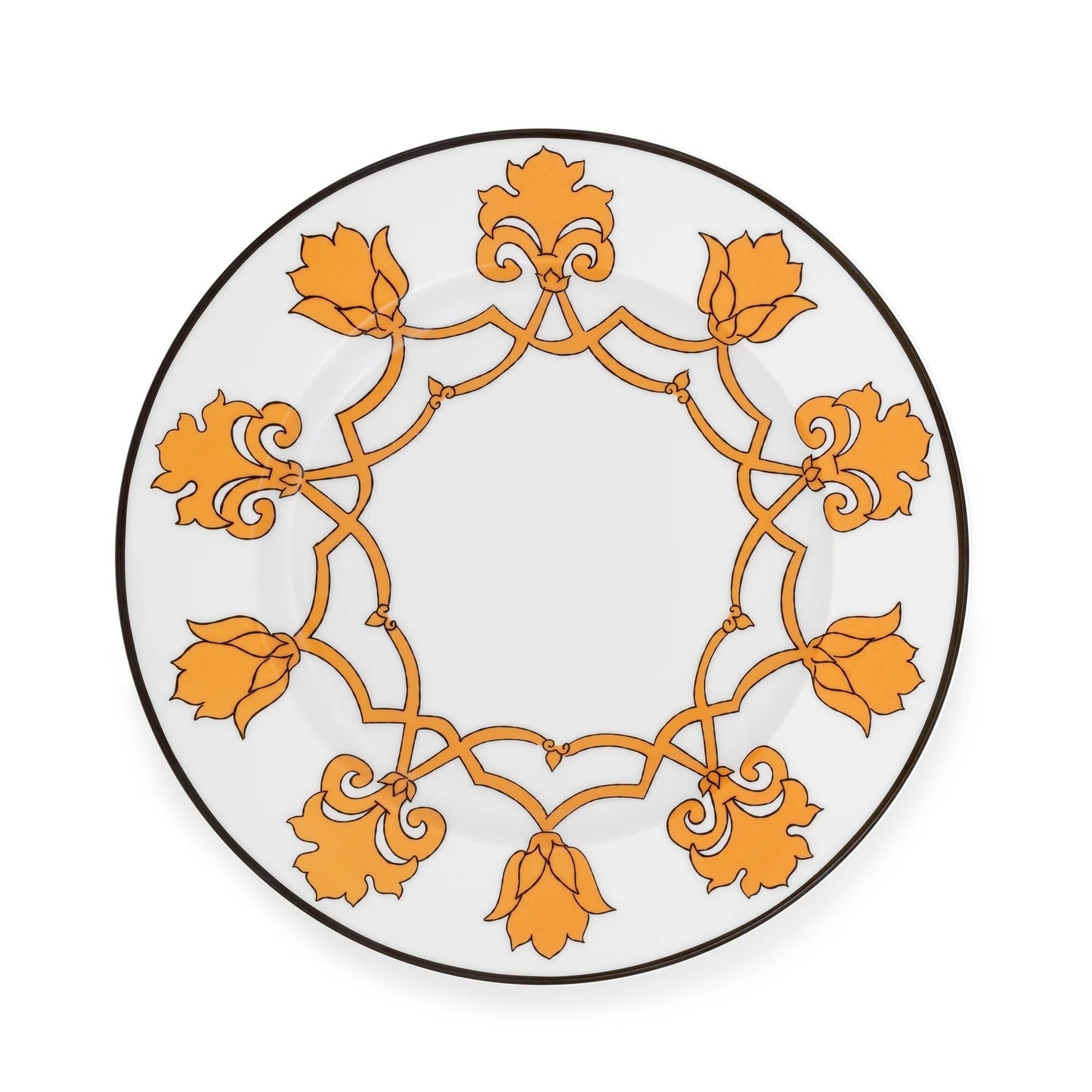 Jaipur Dinner Plate in Orange - Hosted by Kelly Gaudreau